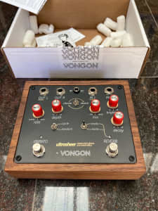 Vongon Ultrasheer- Guitar Effects, Reverb and Vibrato Pedal (MINT)