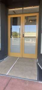 *sold pending pickup* External Hardwood Timber Glass Double Doors