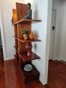 Solid timber wall unit .