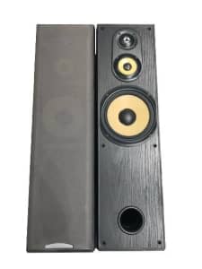 sony tower speakers with mic