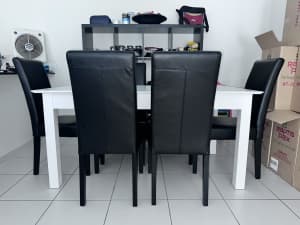 6-8 Seater Kitchen Table Chairs. $430ono