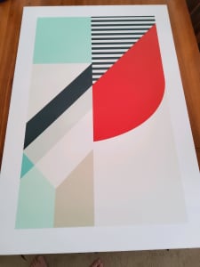 Free Geometry print, no frame