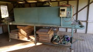 Screen printing dryer machine and table 