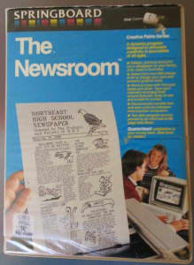 Commodore 64 The Newsroom program C64