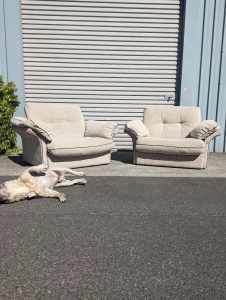 Post modern armchairs pair by Newstyle for Design Warehouse circa 88-9