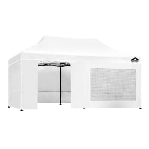 Instahut Gazebo Pop Up Marquee 3x6m Folding Wedding Tent Gazebos Shade