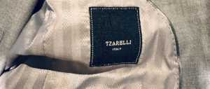 Tzarelli Mens Grey 3pc 2 Button Italian Designer Suit - TZ100