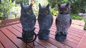 owl garden ornaments