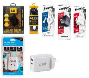 NEW CAT Rugged, Energizer, Crest Phone Accessories - USB charger/cable