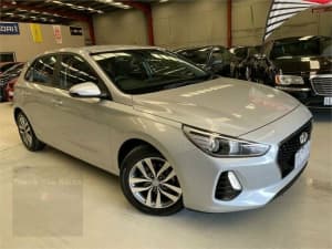 2017 Hyundai i30 PD MY18 Active Silver 6 Speed Sports Automatic Hatchback