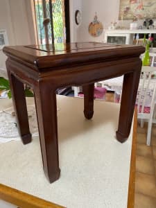 Fully restored Vintage Oriental mahogany coffee table