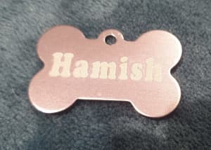 Pet Name ID Tags with Custom Engraving (cats and dogs) $3 Postage