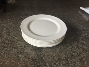 Ceramic saucers, 18cm diameter (7 in. dia.), 24 pieces for $12