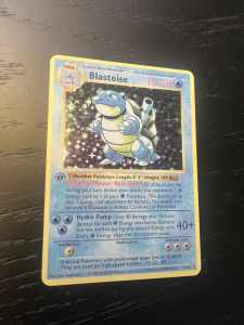 Blastoise Pokémon card