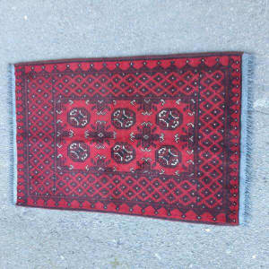Bellucci Style Red and Black Rug Newcastle West Newcastle Area Preview