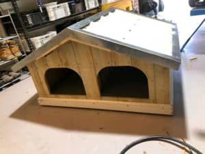 Dog kennel built by qualified chippie