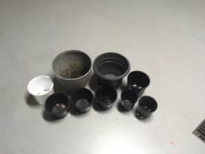 Selection of small Garden Pots