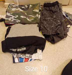 Size 10 boys clothing bundle 