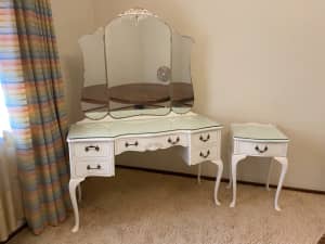 Vintage Schembri and Sons Vintage Dresser and Side Table