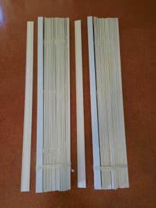 Off White Faux Timber Venetian Blinds 1200mm Wide x 2000mm Drop