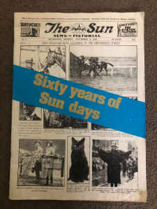 Vintage Sun Newspaper