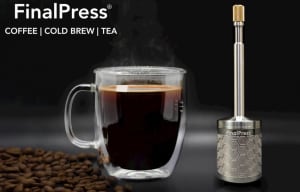 CS | FinalPress Coffee and Tea Maker Hot & Cold Brew | Stainless Steel