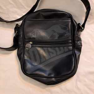 Lonsdale Womens Handbag Shoulder Bag Black Crossbody Messenger 
