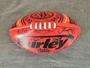 MAGPIES SIGNED SANFL BURLEY FOOTBALL