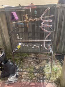 Bird cage and stand for sale