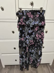 SHEIN Ruffled Floral Maxi Skirt BNWOT