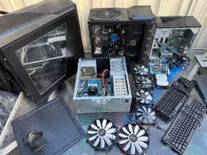 Desktop PC towers and parts