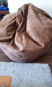 A Gorgeous Cocoon Suede Beanbag by Beanbags r us - ex. Condition