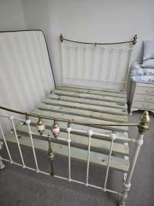 Antique Wrought iron double bed
