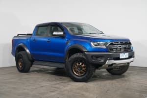 2018 Ford Ranger PX MkIII MY19 Raptor 2.0 (4x4) Blue 10 Speed Automatic Double Cab Pick Up