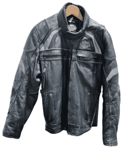 Harley Davidson Leather Motorcycle Jacket, Size: M