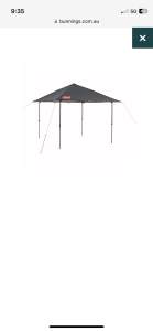 Brand new Coleman pop up gazebo. Easy to use and put away