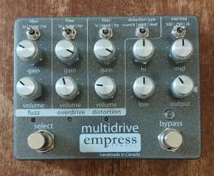 Empress multi drive guitar pedal