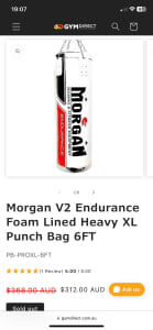 Endurance V2- 6 Foot Heavy bag
