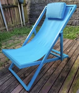 Deck Chairs 3 available in blue, yellow & white