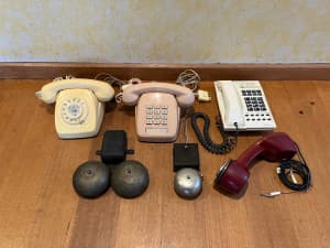 Vintage Telephones & Bells & Linesman Test Phone. Read Ad FULLY 1st