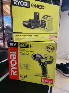Impact wrench battery & charging kits