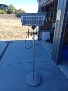 Portable Electric Heater on stand