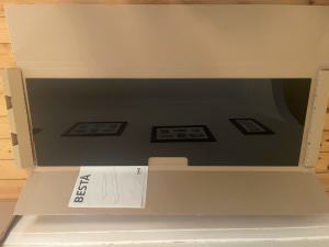 Ikea Besta Top Panel for TV (Black Glass)