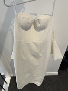 New White Midi Dress