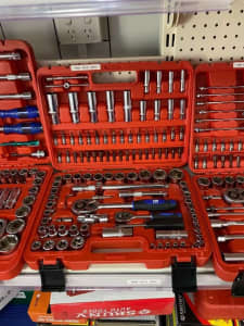 Brand New 1/2, 3/8 & 1/4 Socket Set With Spanner and Deep Socket