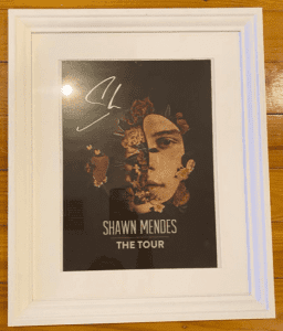 Shawn Mendes Framed Signed Poster