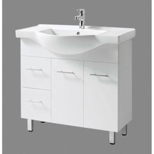900MM Semi-Recessed Vanity ON LEGS – VARIOUS SIZES AVAILABLE