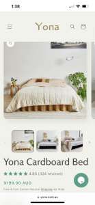 Bed base queen size