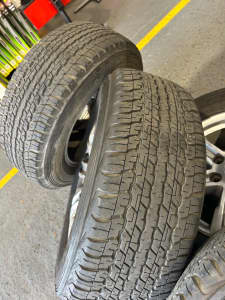 17 inch dunlop tyres near new plus rims