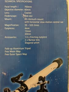 Telescope - National Geographic & 700 x 60 